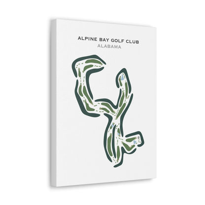 Alpine Bay Golf Club, Alabama - Printed Golf Course