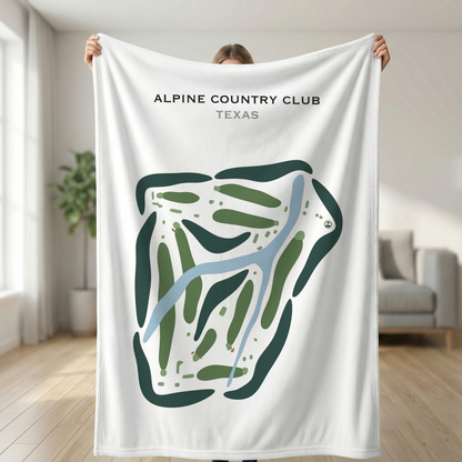 Alpine Country Club, Texas - Printed Golf Courses
