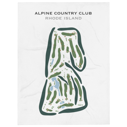 Alpine Country Club, Rhode Island - Printed Golf Courses