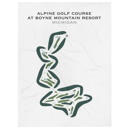 Alpine Golf Course, Michigan - Printed Golf Courses