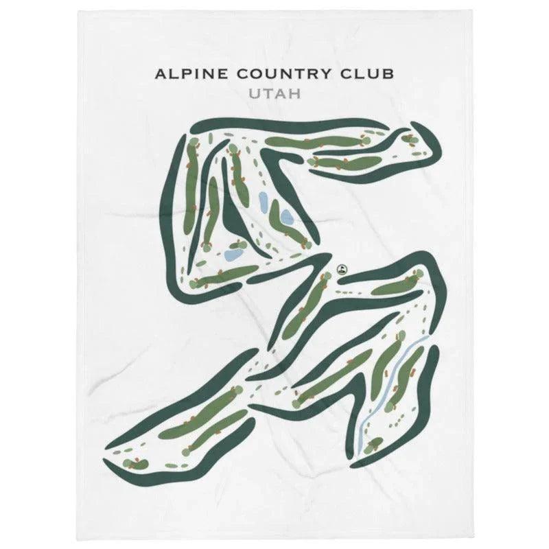 Alpine Country Club, Highland Utah - Printed Golf Courses