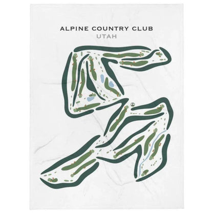 Alpine Country Club, Highland Utah - Printed Golf Courses