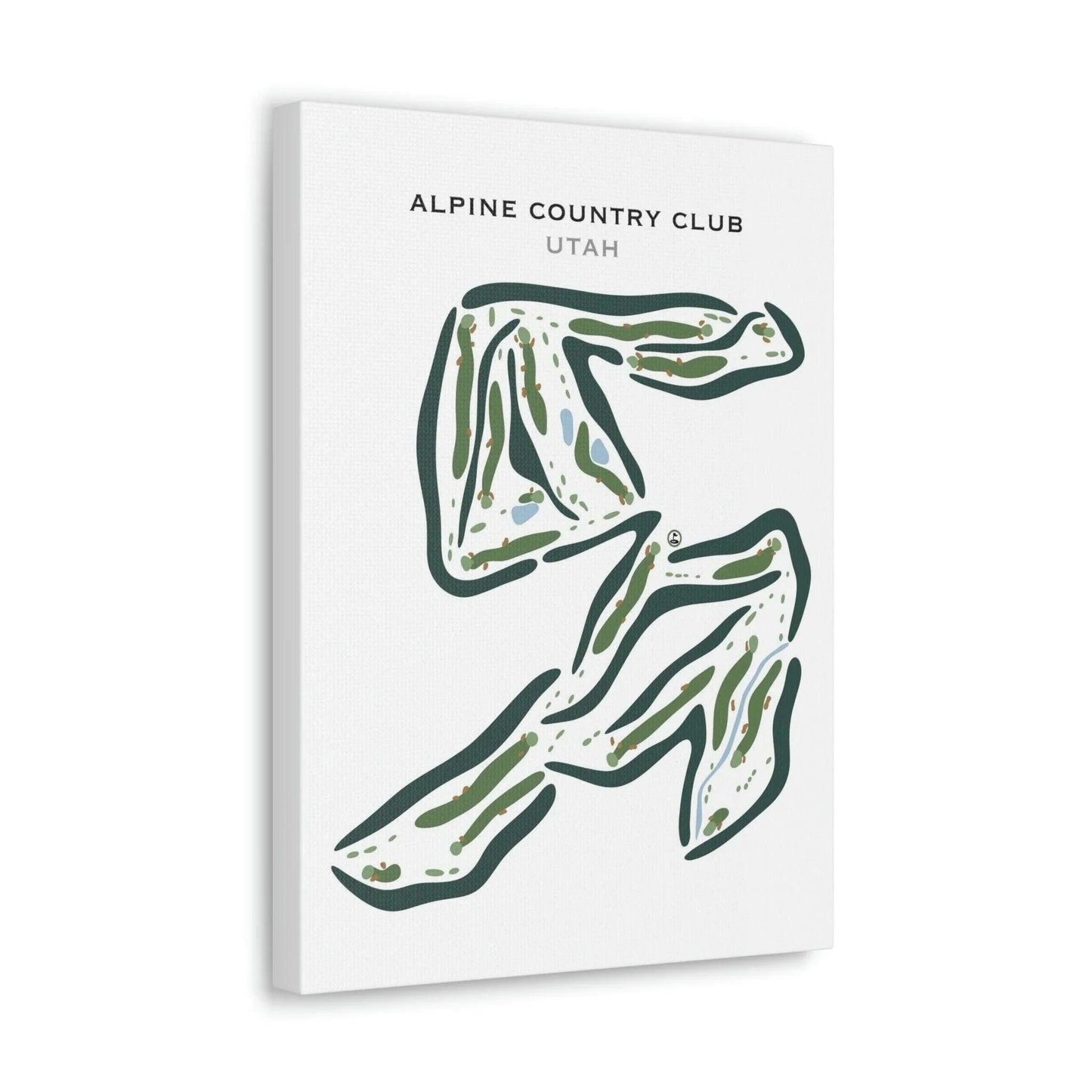 Alpine Country Club, Highland Utah - Printed Golf Courses
