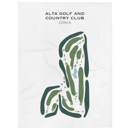 Alta Golf & Country Club, Iowa - Printed Golf Courses