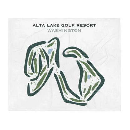 Alta Lake Golf Resort, Washington - Printed Golf Courses