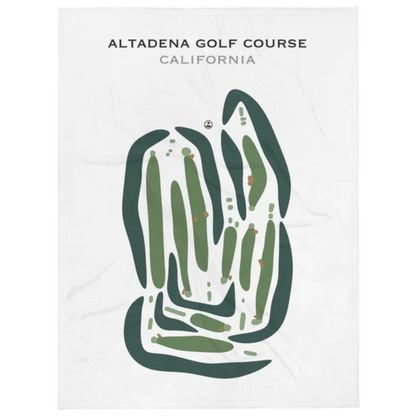 Altadena Golf Course, California - Printed Golf Courses