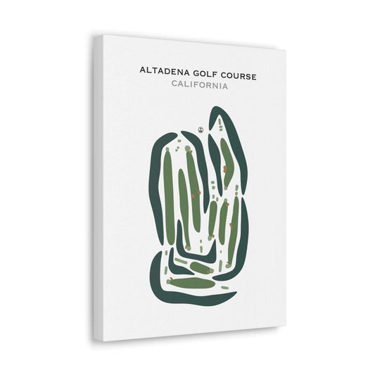Altadena Golf Course, California - Printed Golf Courses
