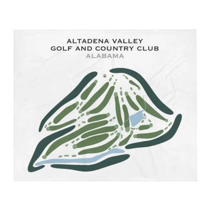 Altadena Valley Golf & Country Club, Alabama - Printed Golf Course