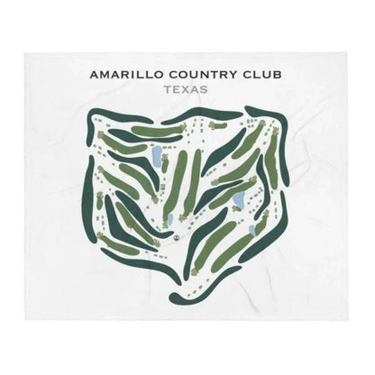 Amarillo Country Club, Texas - Printed Golf Course