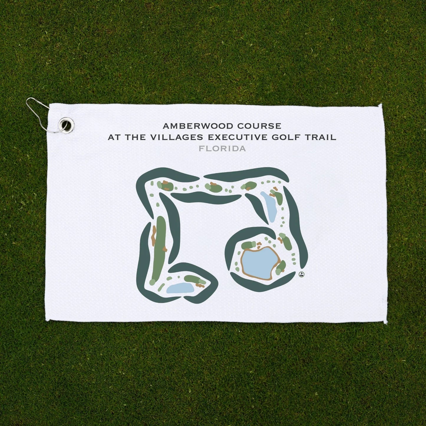 Amberwood Course at the Villages Executive Golf Trail, Florida - Printed Golf Courses