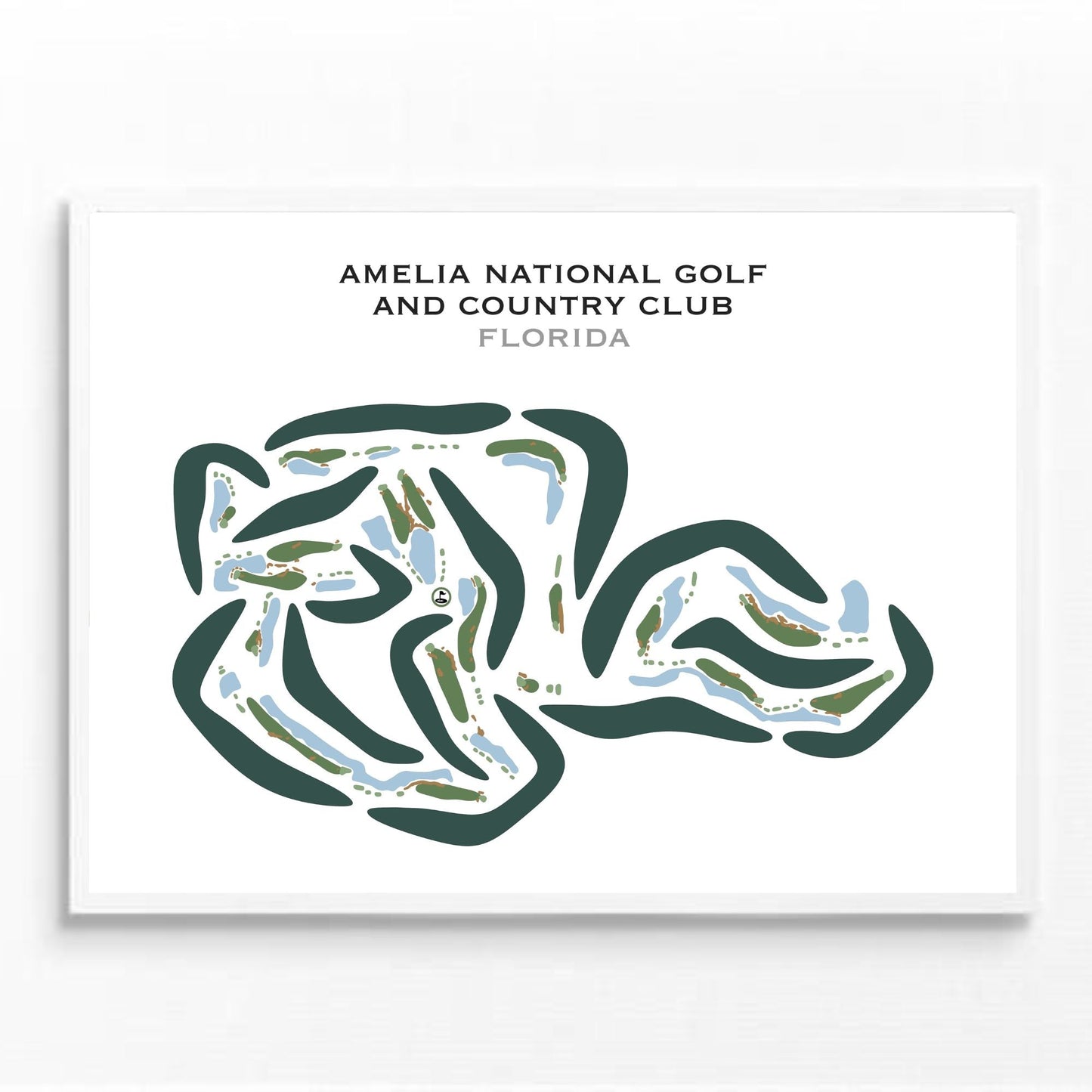 Amelia National Golf and Country Club, Florida - Printed Golf Courses