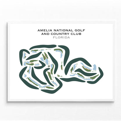 Amelia National Golf and Country Club, Florida - Printed Golf Courses