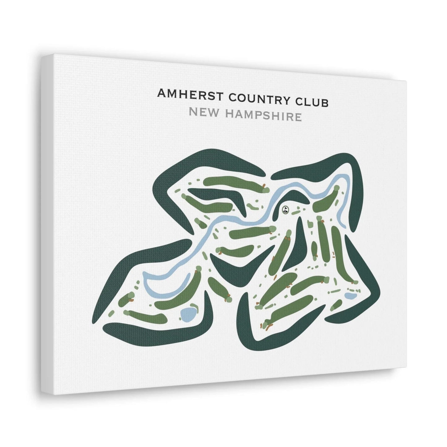 Amherst Country Club, New Hampshire - Printed Golf Courses