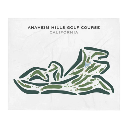 Anaheim Hills Golf Course, California - Printed Golf Courses