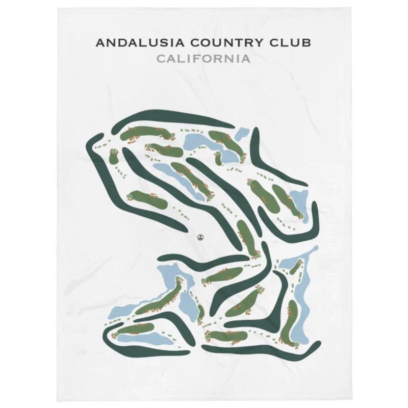 Andalusia Country Club, California - Printed Golf Courses