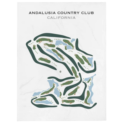 Andalusia Country Club, California - Printed Golf Courses