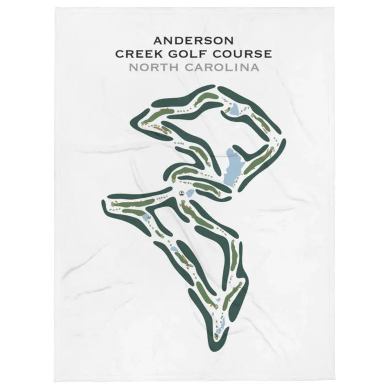 Anderson Creek Golf Course, North Carolina - Printed Golf Course