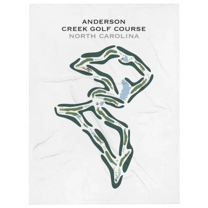 Anderson Creek Golf Course, North Carolina - Printed Golf Course