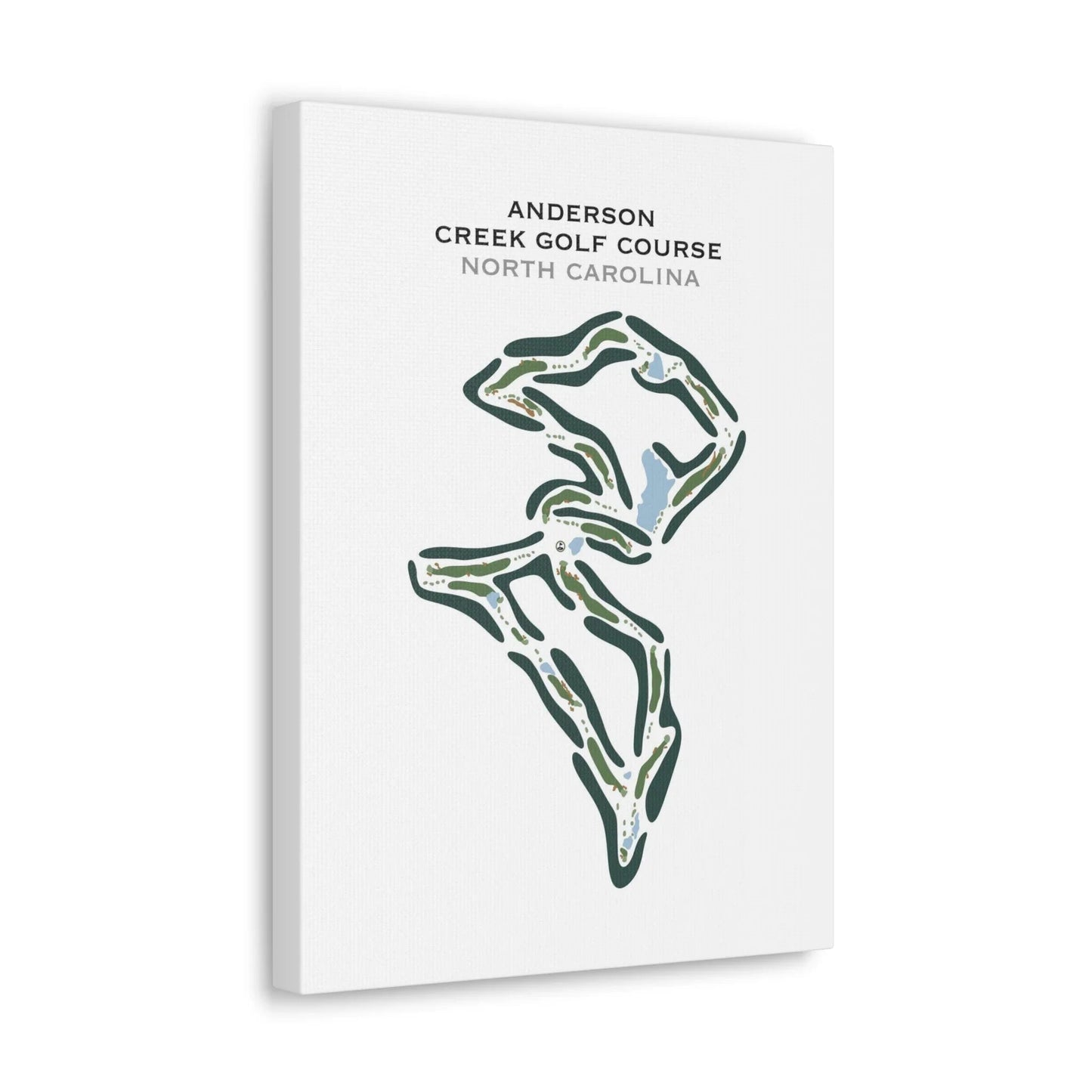 Anderson Creek Golf Course, North Carolina - Printed Golf Course