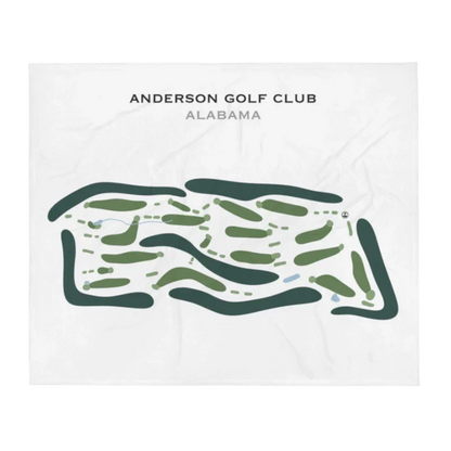Anderson Golf Club, Alabama - Printed Golf Course