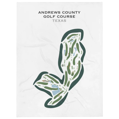 Andrews County Golf Course, Texas - Printed Golf Courses