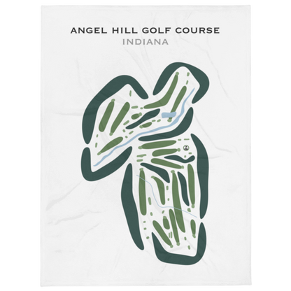Angel Hill Golf Course, Indiana - Printed Golf Courses