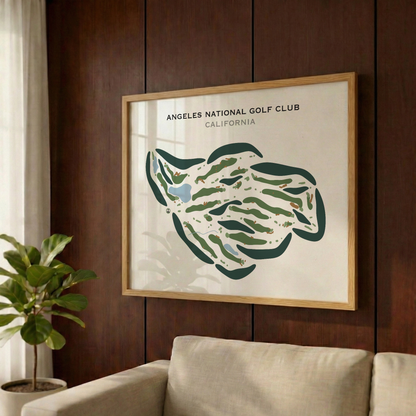 Angeles National Golf Club, California - Printed Golf Courses