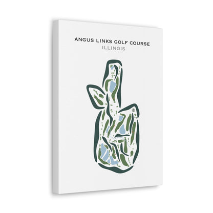 Angus Links Golf Course, Illinois - Printed Golf Courses