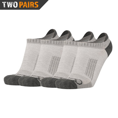 Bamboo Ankle Socks - Moisture Wicking Bamboo Socks - 2 Pairs