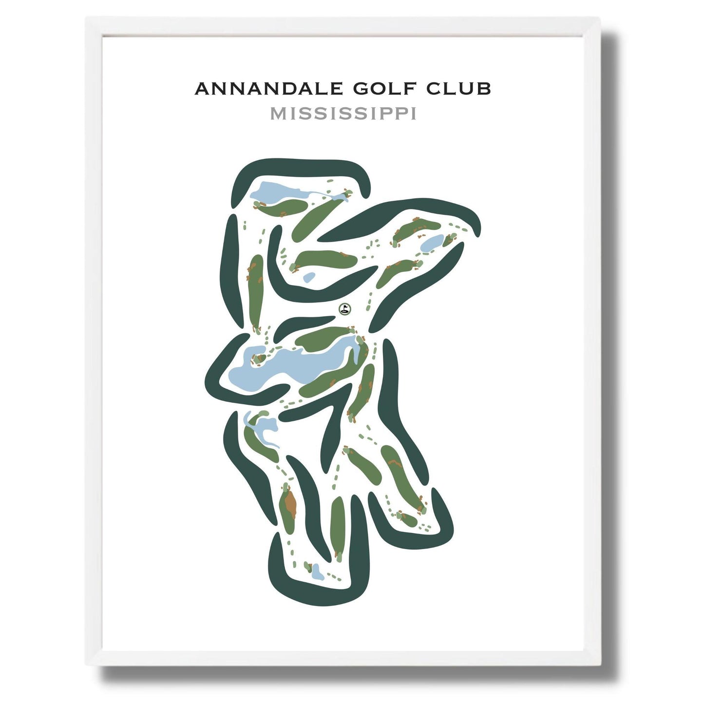 Annandale Golf Club, Mississippi - Printed Golf Courses