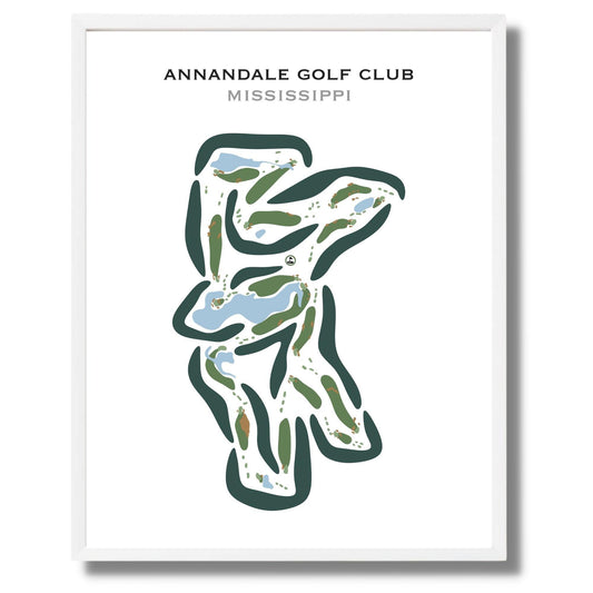 Annandale Golf Club, Mississippi - Printed Golf Courses