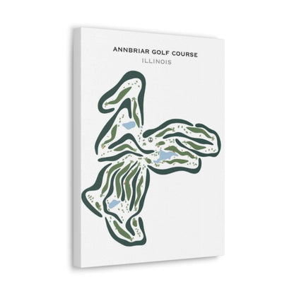 Annbriar Golf Course, Illinois - Printed Golf Courses