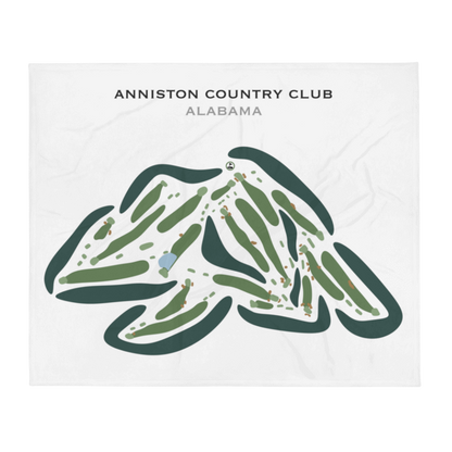 Anniston Country Club, Alabama - Printed Golf Courses