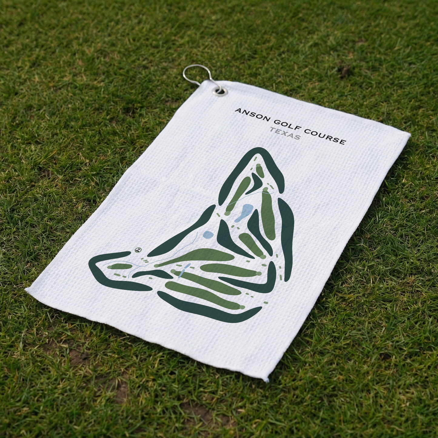 Anson Golf Course, Texas - Printed Golf Courses