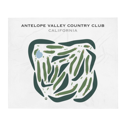 Antelope Valley Country Club, California - Printed Golf Courses