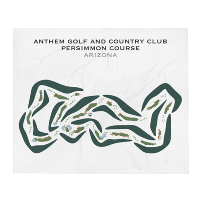 Anthem Golf and Country Club, Persimmon Course, Arizona - Printed Golf Courses