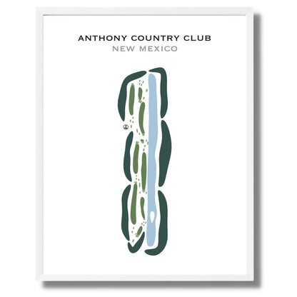 Anthony Country Club, New Mexico - Printed Golf Courses