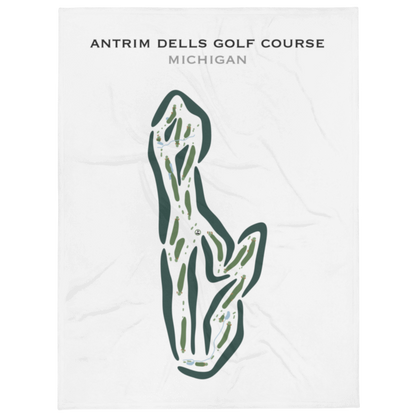 Antrim Dells Golf Course, Michigan - Printed Golf Courses