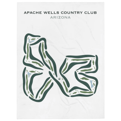 Apache Wells Country Club, Arizona - Printed Golf Courses