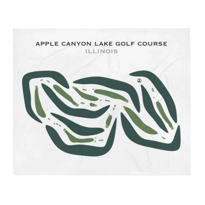 Apple Canyon Lake Golf Course, Illinois - Printed Golf Courses