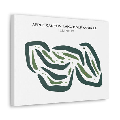 Apple Canyon Lake Golf Course, Illinois - Printed Golf Courses