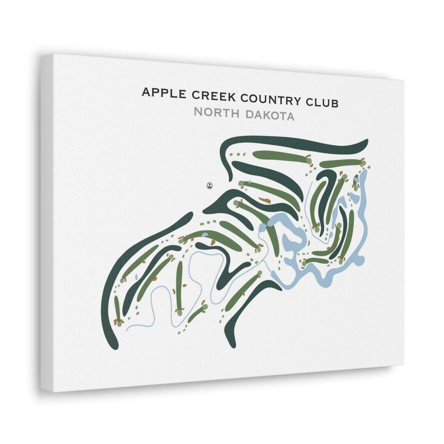 Apple Creek Country Club, North Dakota - Printed Golf Courses