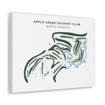 Apple Creek Country Club, North Dakota - Printed Golf Courses
