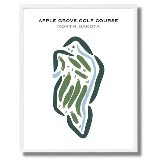 Apple Grove Golf Course, North Dakota - Printed Golf Courses