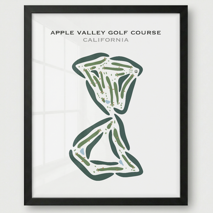 Apple Valley Golf Course, California - Printed Golf Courses