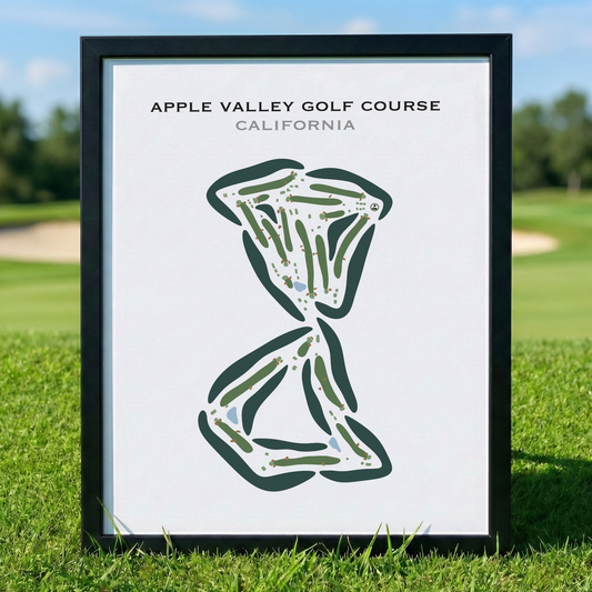 Apple Valley Golf Course, California - Printed Golf Courses