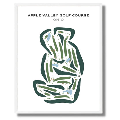 Apple Valley Golf Course, Ohio - Printed Golf Courses