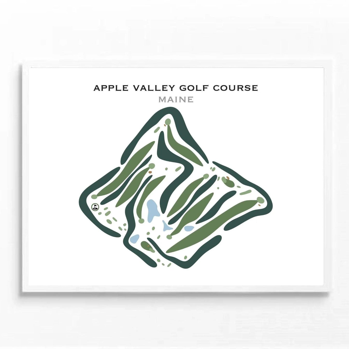 Apple Valley Golf Course, Maine - Printed Golf Courses