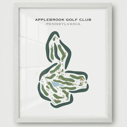 Applebrook Golf Club, Pennsylvania - Printed Golf Courses