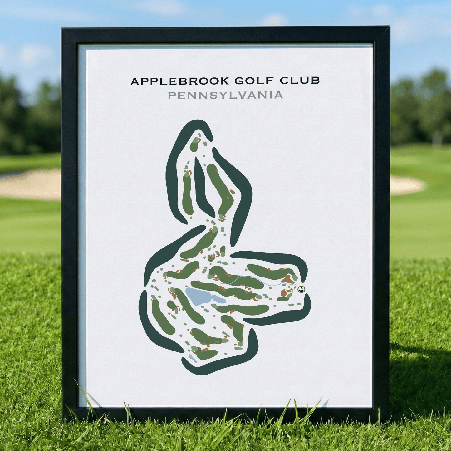 Applebrook Golf Club, Pennsylvania - Printed Golf Courses